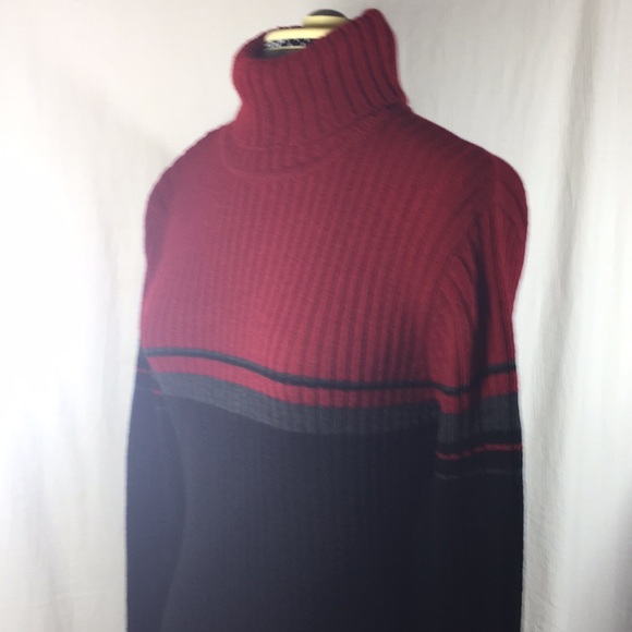 Langenls Turtleneck Pullover Sweater Size M - Picture 3 of 7